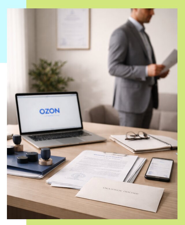 Отказное письмо для Ozon в Егорьевске от 3544 р. | Сертэкс